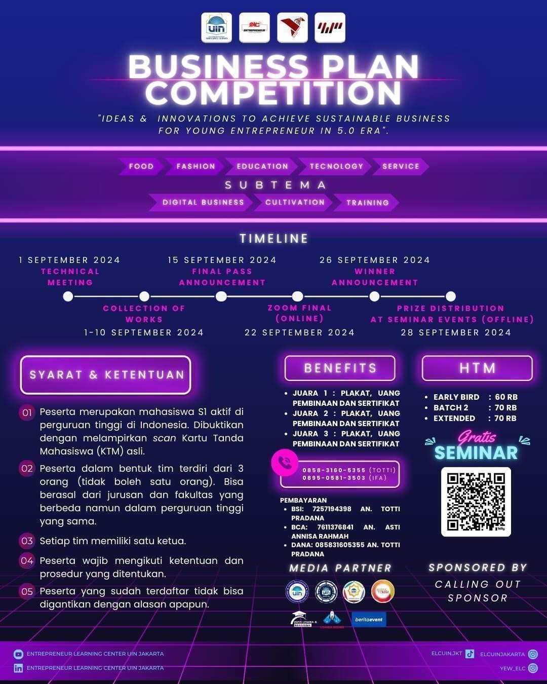 BUSINESS PLAN COMPETITION