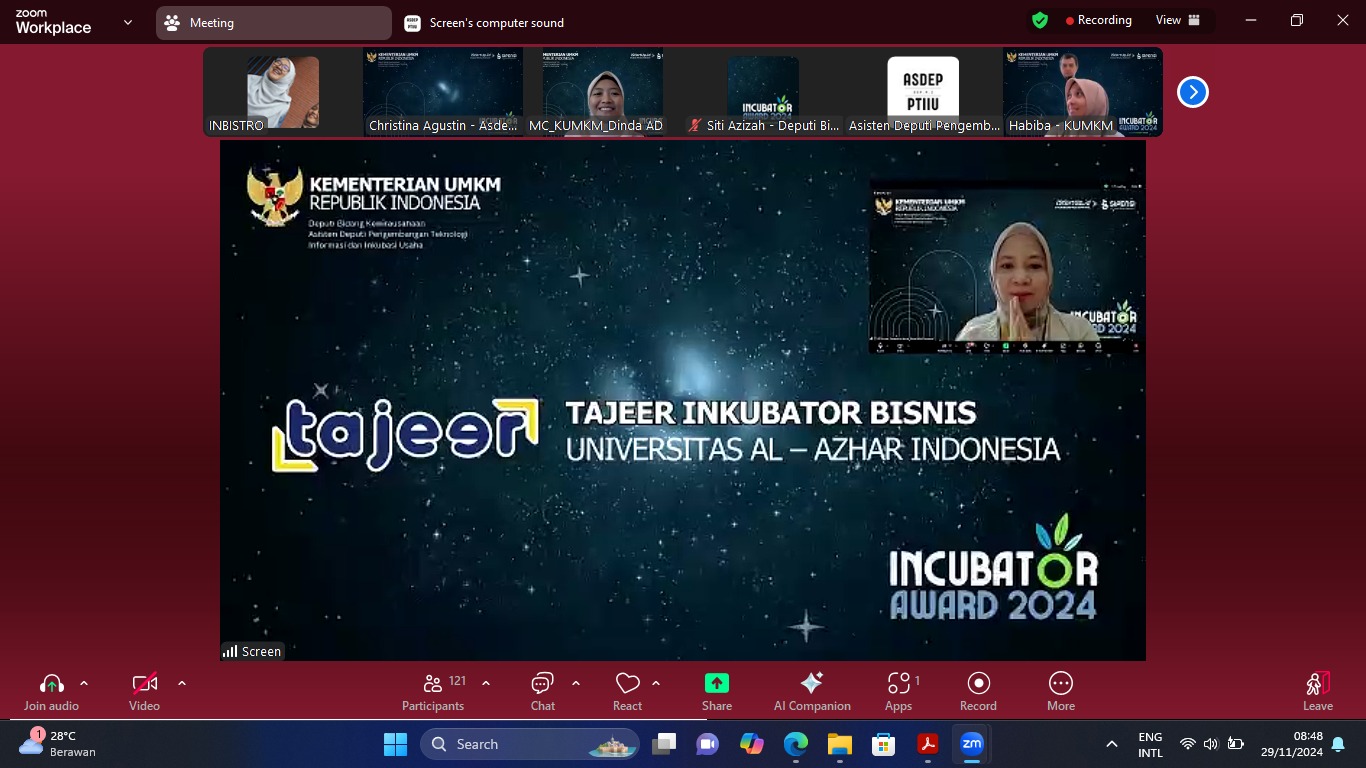 Tajeer Inkubator Bisnis Telah Terakreditasi “B”